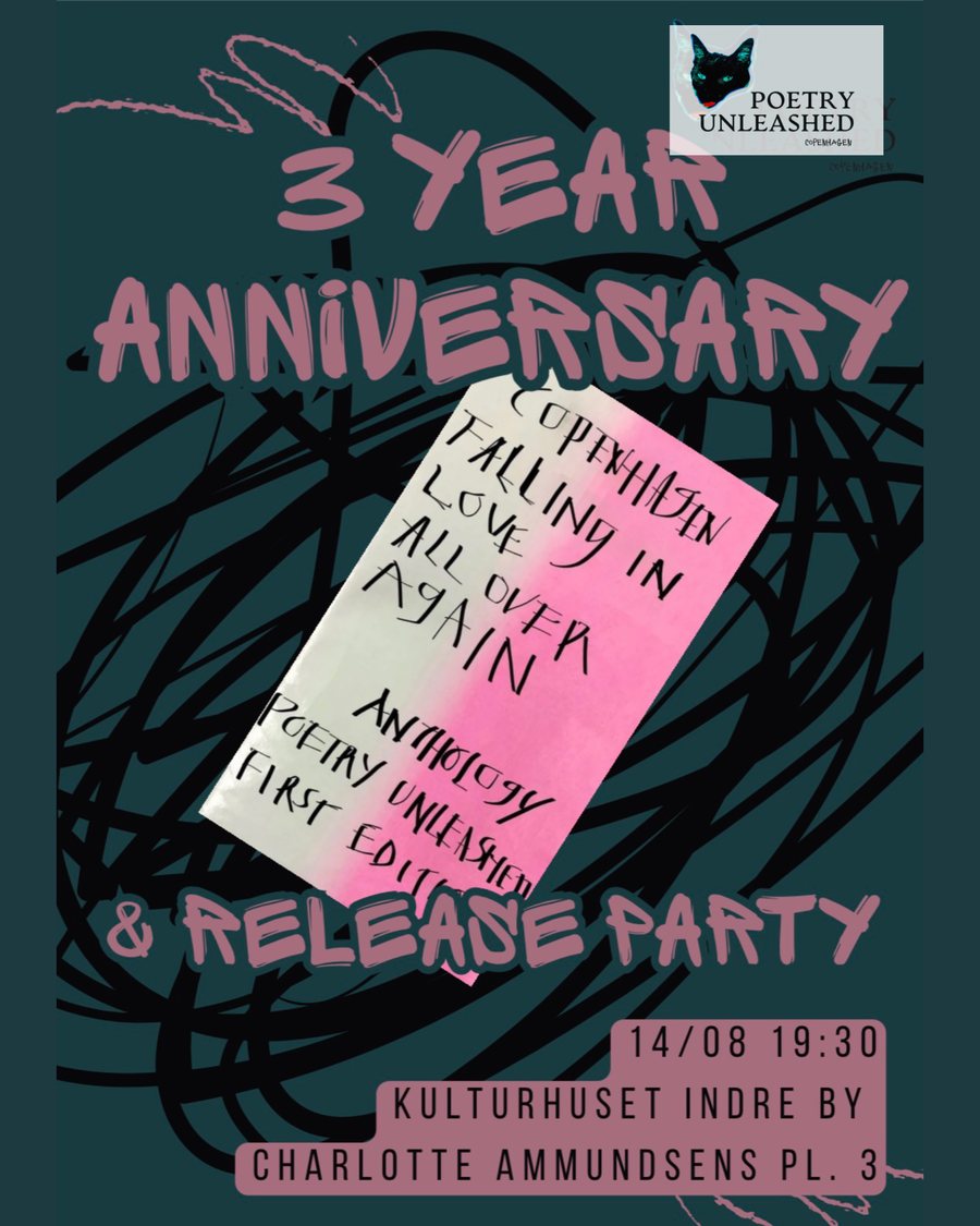 Poetry Unleashed — 3 Year Anniversary & Release Party, August 14 2026